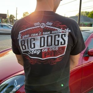 Big Dogs Stay In the Pits T Shirt